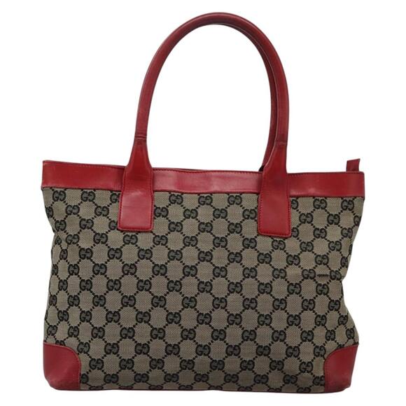 GUCCI GG Supreme Tote Bag Beige Red Gold 002 119 - Picture 13 of 16